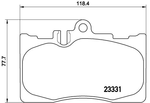 A.B.S. P 83 058 BREMBO Bremsbelagsatz, Scheibenbremse